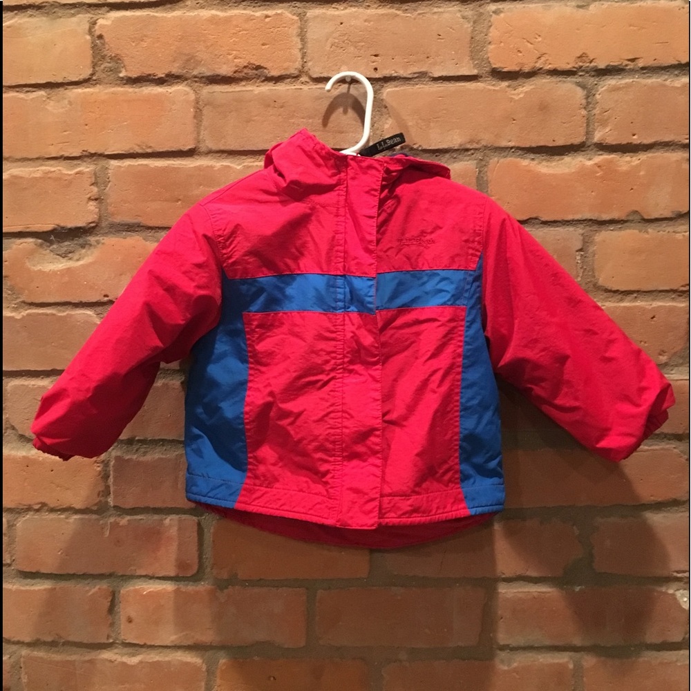 LL Bean fleece lined coat